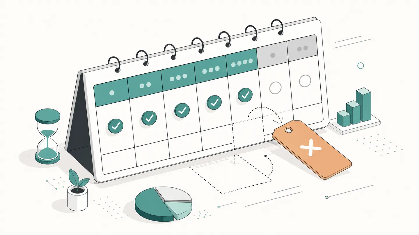 Concept illustration for business days calculator