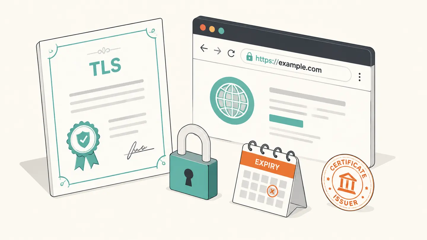 Concept illustration for ssl checker: inspect a tls certificate