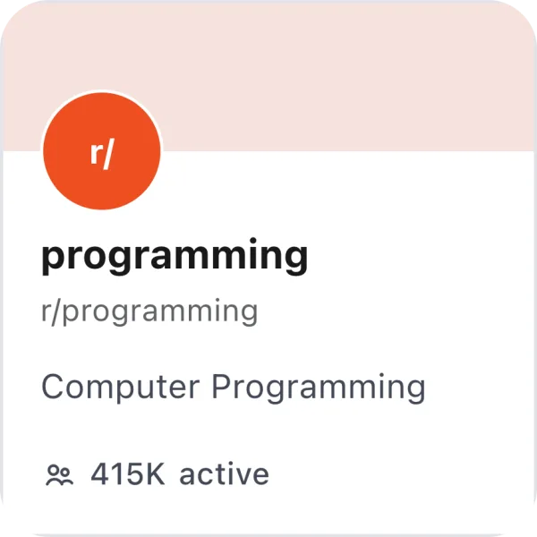 Reddit widget preview