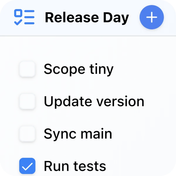 Todo List widget preview